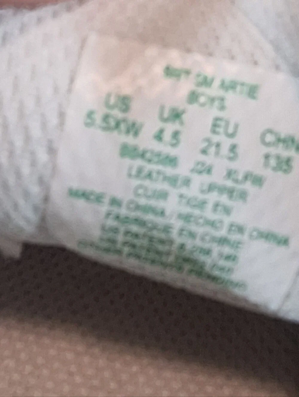 Stride Rite Toddler Sneakers Size 5.5W White Gray Navy Green Hook & Loop Walking